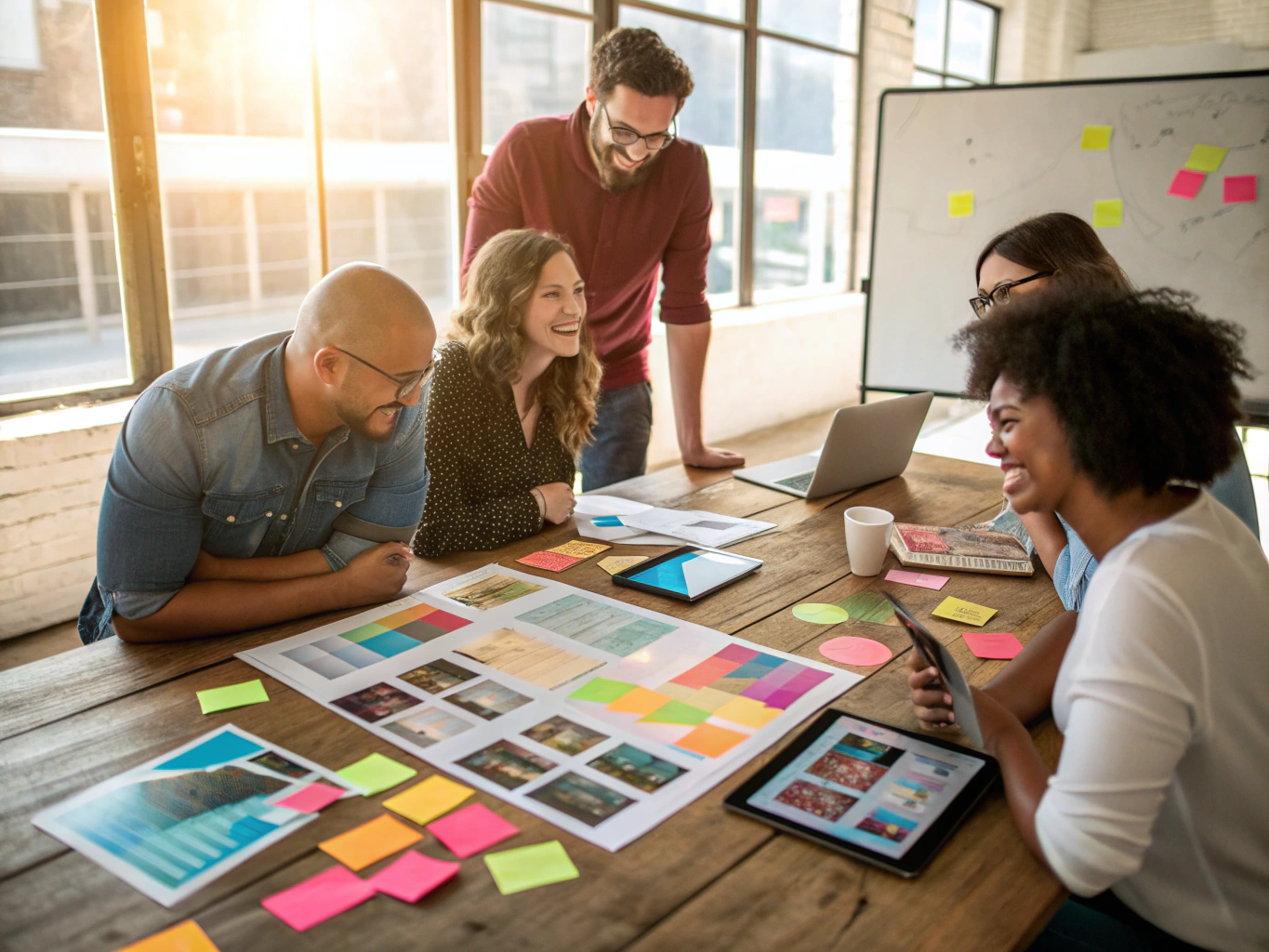 Webrixa creative tech team collaborating on digital flagship design and engineering