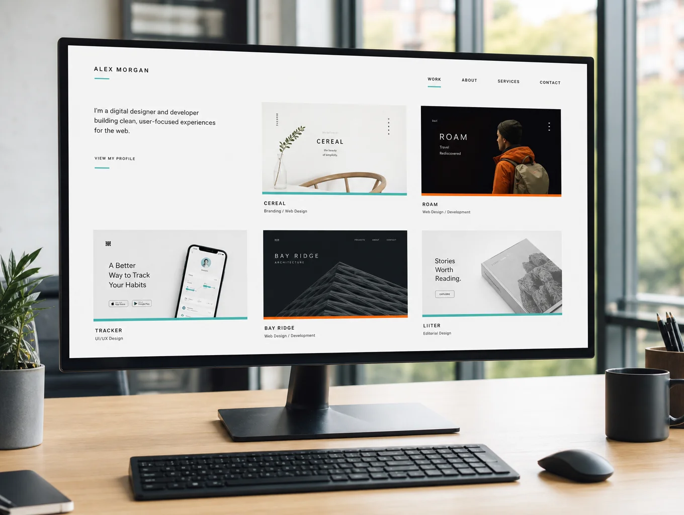 Nordic Urban Lab minimal architectural portfolio showcase layout